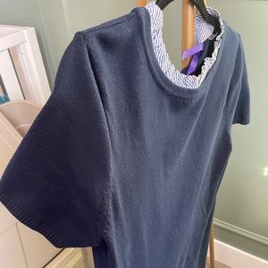 Seraphine sweater dress with detachable collar